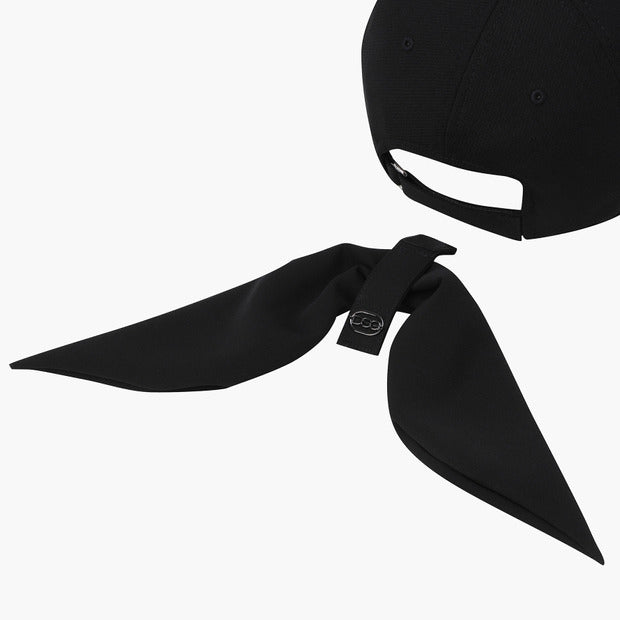 DESCENTE GOLF Women's Wide Detachable Ribbon Ball Cap