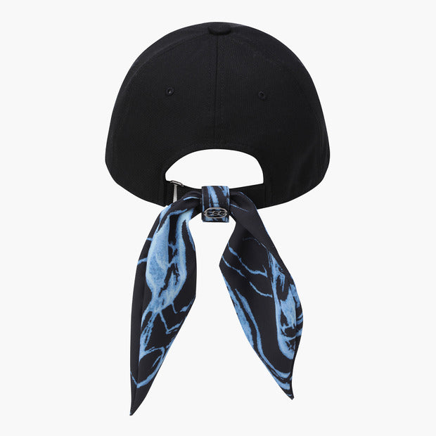 DESCENTE GOLF Women's Wide Detachable Ribbon Ball Cap
