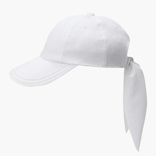 DESCENTE GOLF Women's Wide Detachable Ribbon Ball Cap