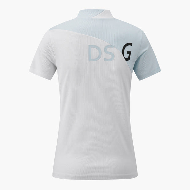 DESCENTE Women's Color Block Golji Short Sleeve T-Shirt