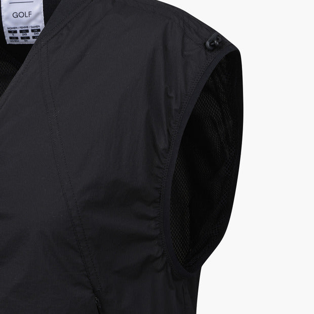 DESCENTE GOLF Women's V-Neck Woven Vest