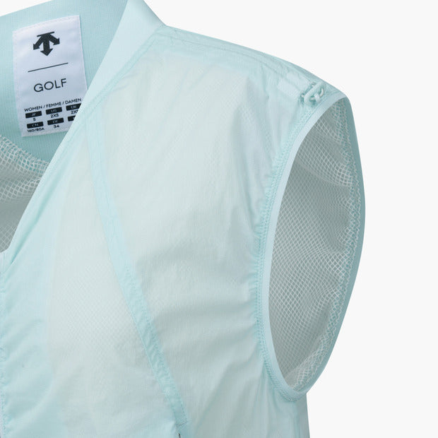DESCENTE GOLF Women's V-Neck Woven Vest