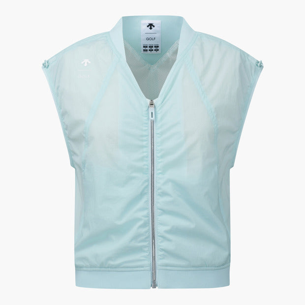 DESCENTE GOLF Women's V-Neck Woven Vest