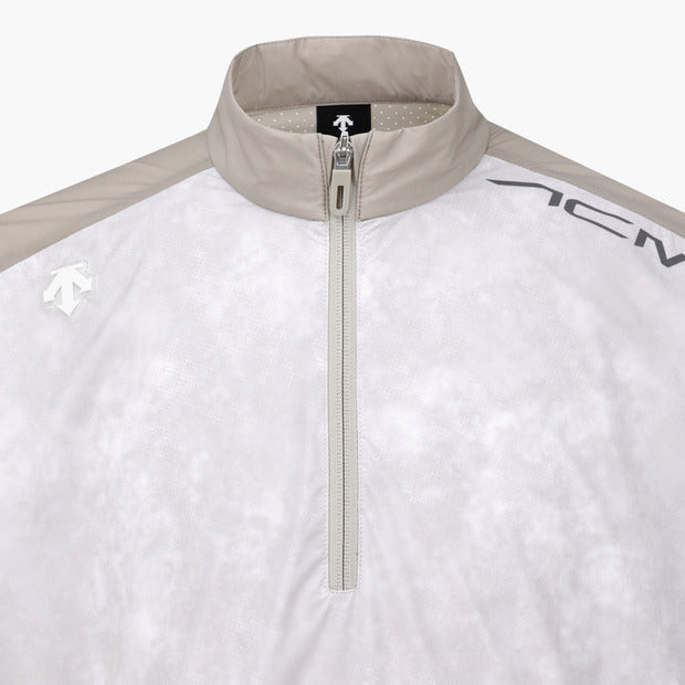 DESCENTE GOLF Men's ACMT Short-sleeved See-through Jumper