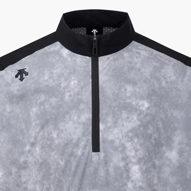 DESCENTE GOLF Men's ACMT Short-sleeved See-through Jumper