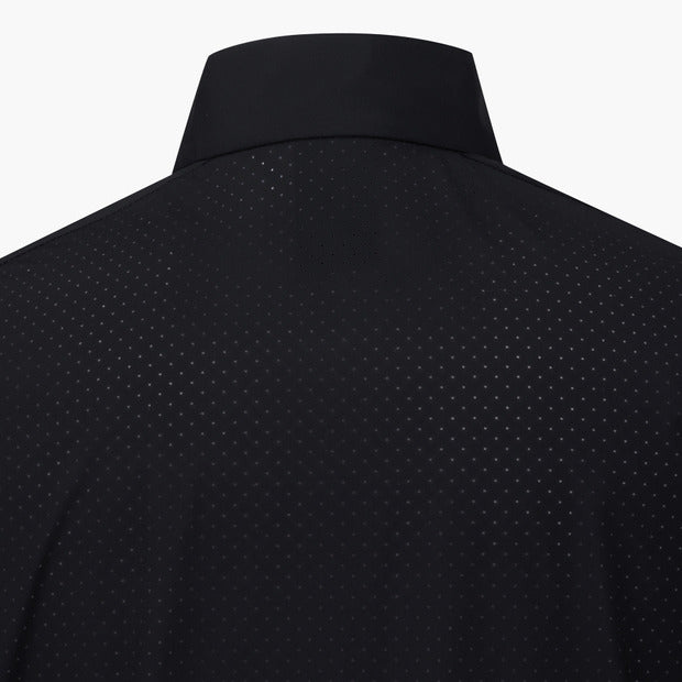 DESCENTE GOLF Men's ACMT Short-sleeved See-through Jumper