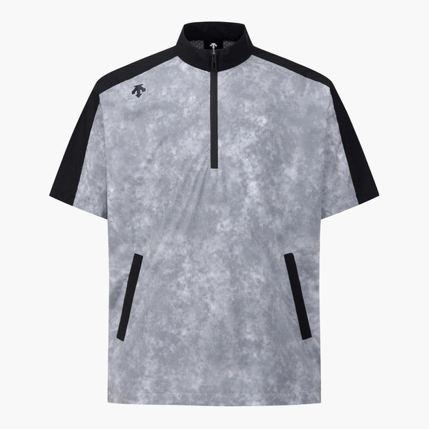 DESCENTE GOLF Men's ACMT Short-sleeved See-through Jumper