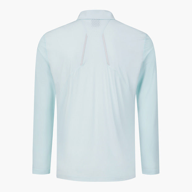 DESCENTE GOLF Men's Back Punched Cooling Sleeves Long-sleeved T-shirt