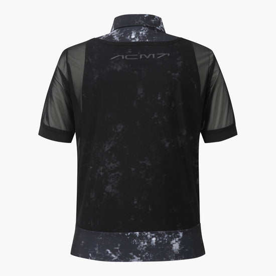 DESCENTE Golf Women's ACMT Mesh Cover-up Short-sleeved T-shirt