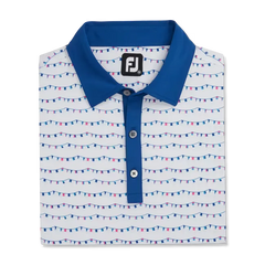 FOOTJOY MEN'S FLAG BANNER PRINT LISLE SELF COLLAR