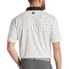 FootJoy MEN'S Canada Print Lisle Self Collar