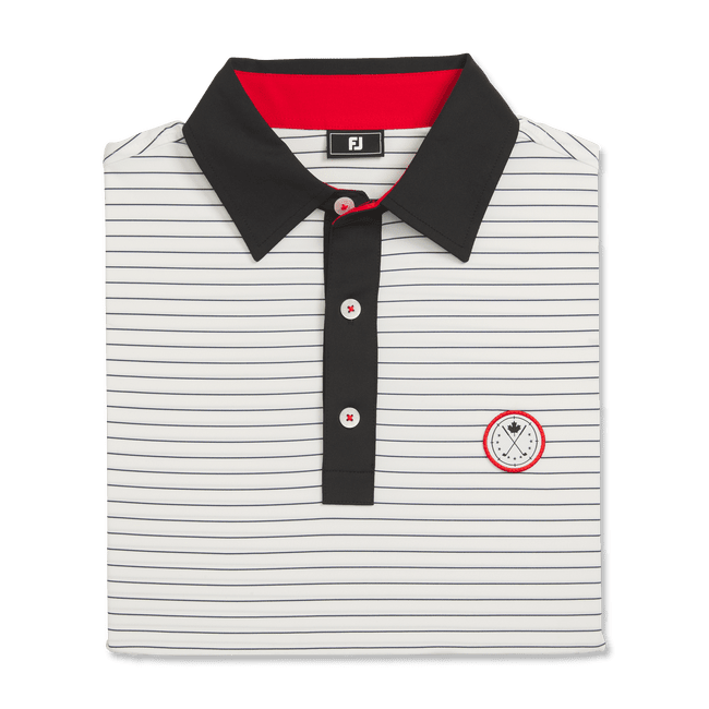 FootJoy MEN'S Canada Striped Lisle Self Collar