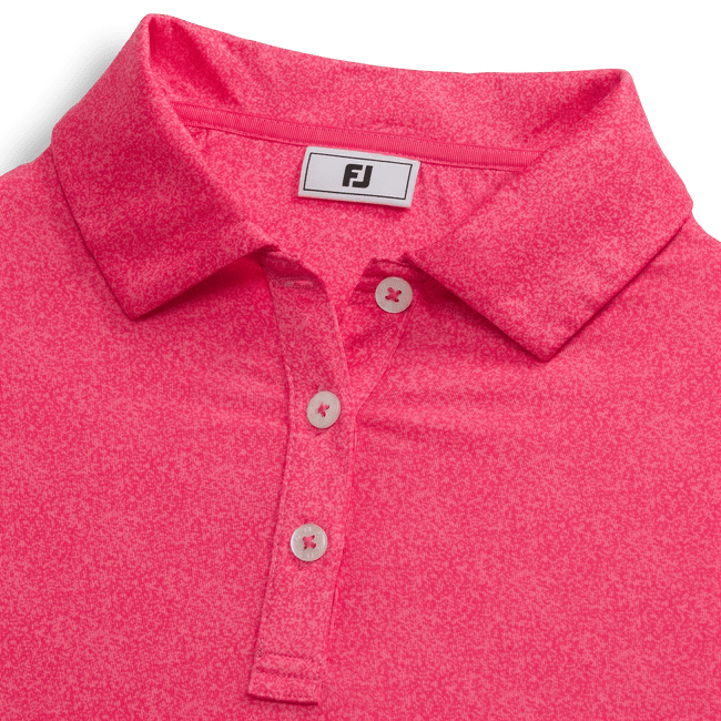 FootJoy Junior Speckle Printed Girl Polo Shirt