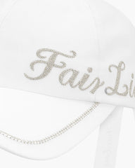 FAIRLIAR WOMEN LOGO-EMBROIDERED RIBBON CAP