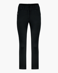 FAIRLIAR WOMEN STRAIGHT FIT PANTS BLACK