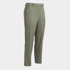 G/FORE WOMEN STRETCH TECH TWILL MID RISE STRAIGHT TAPERED LEG TROUSER ISLE