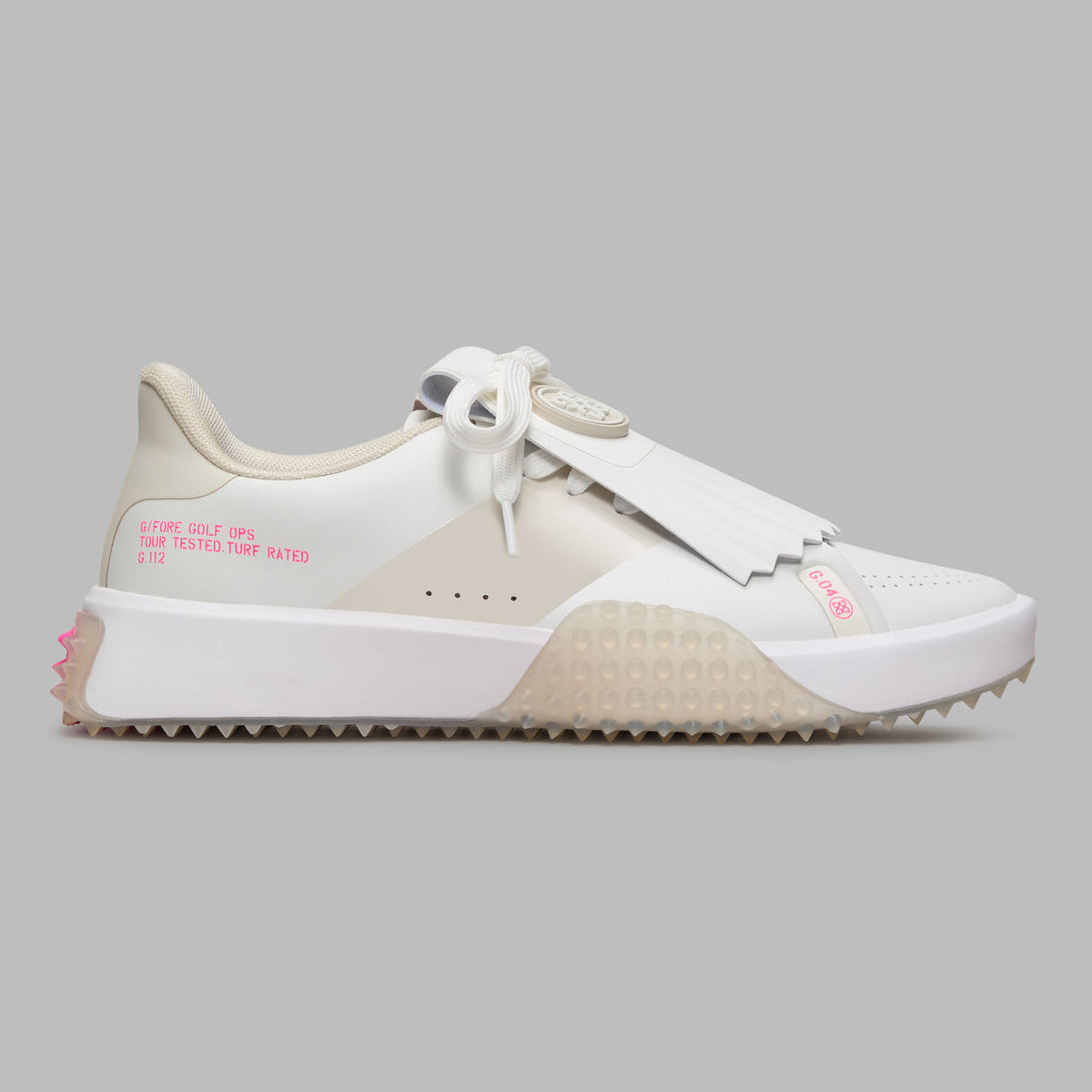G/FORE Women's G.112 Saddle Stripe Kiltie Golf Shoe