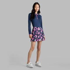 G/FORE Women All Play Tipped Long Sleeve Polo