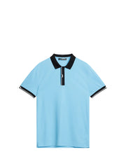 J.LINDEBERG MEN BAY SLIM FIT POLO Baltic Sea