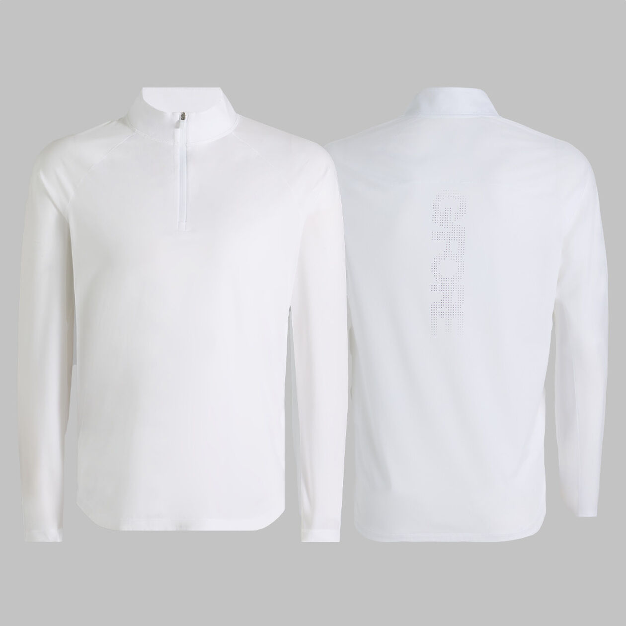 G/FORE Men Tech Mélange Raglan Quarter Zip Pullover