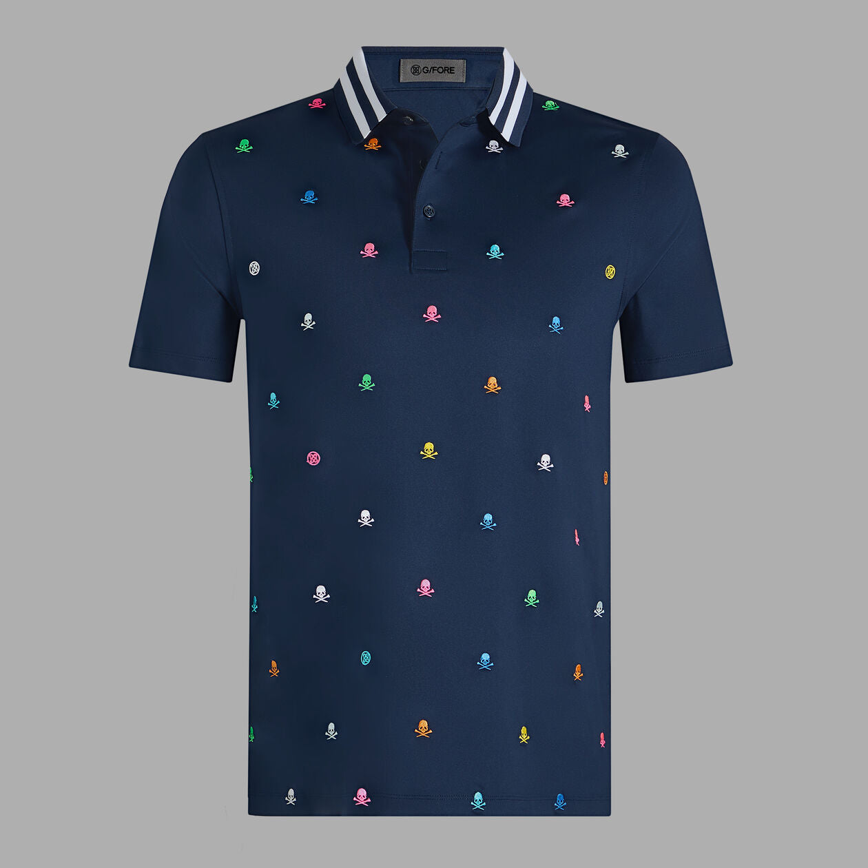 G/FORE Men Embroidered Tech Jersey Polo