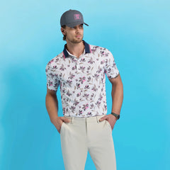 G/FORE Men Iris Tech Stretch Jersey Polo