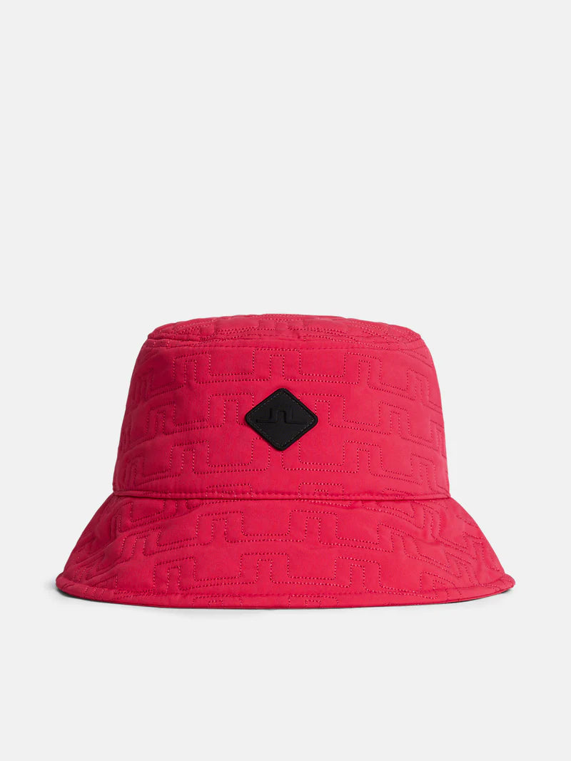 J.LINDEBERG 23FW WOMEN CARRIE BUCKET HAT ROSE RED ONE SIZE