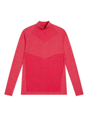 J.LINDEBERG FW23 WOMEN CAMILLA TOP ROSE RED