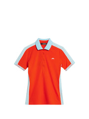 J.LINDEBERG WOMEN DEMI POLO Tangerine Tango