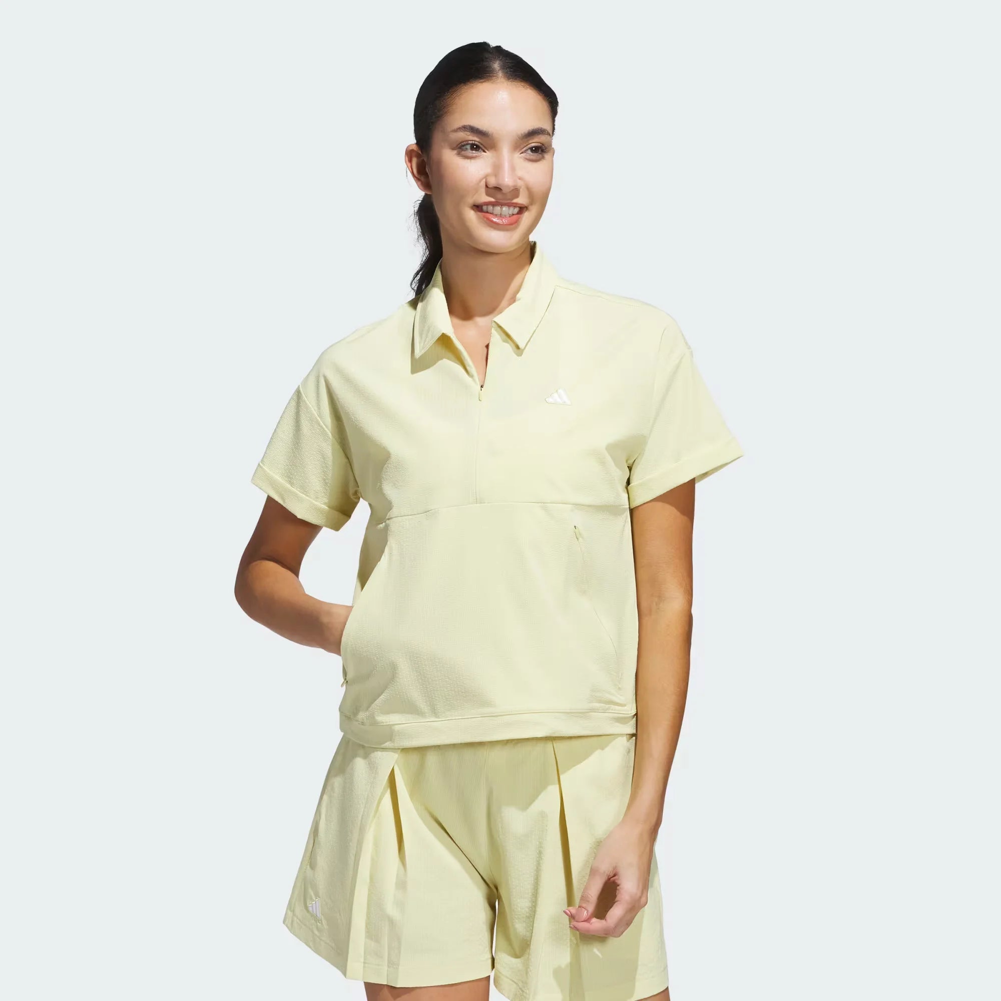 Adidas Women Go-To Short Sleeve Layer Sweatshirt