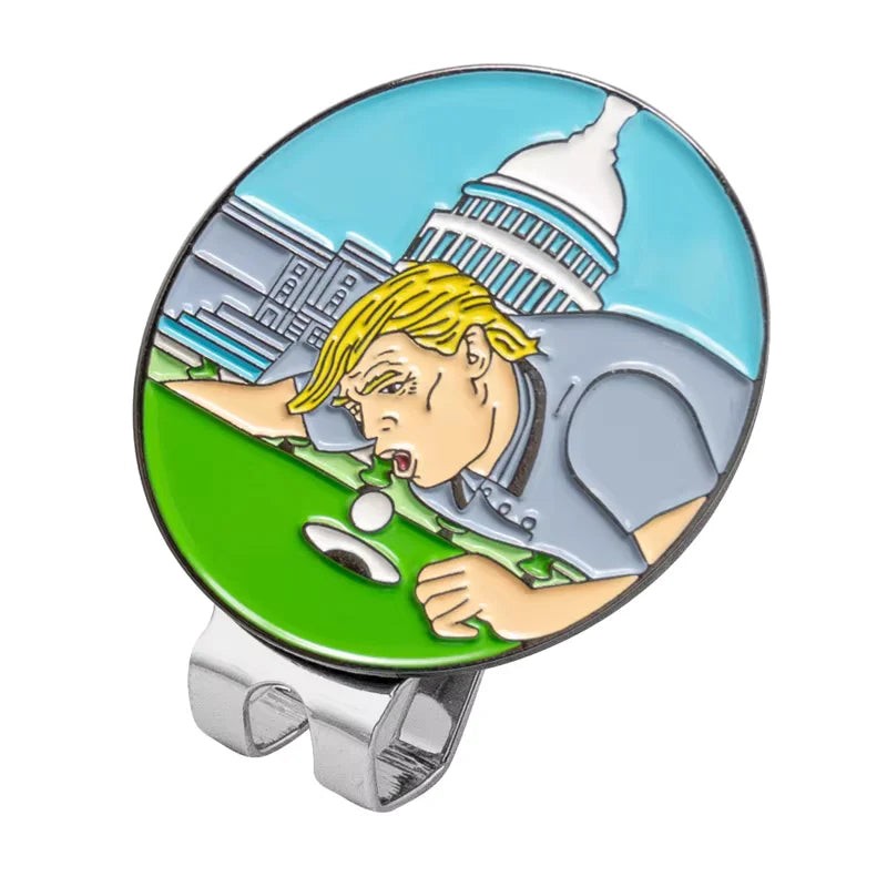 Par-Tee Golf Mr President Golf Ball Marker with Clip