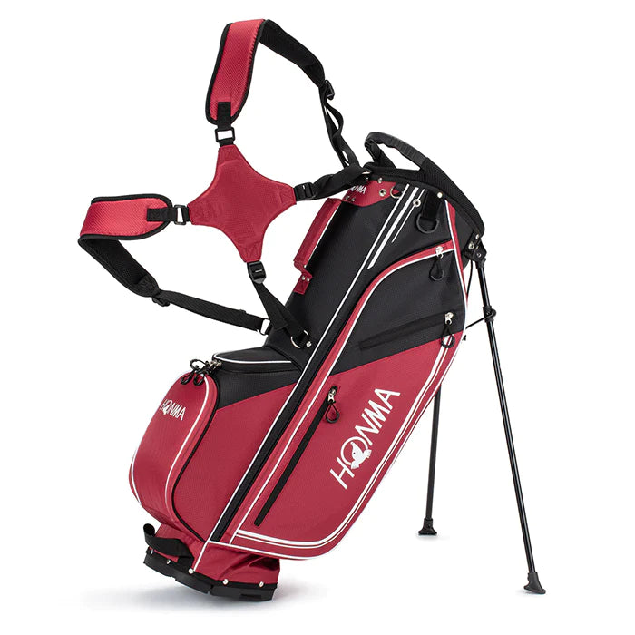 HONMA CB2121 3302 STAND BAG RED/BLACK