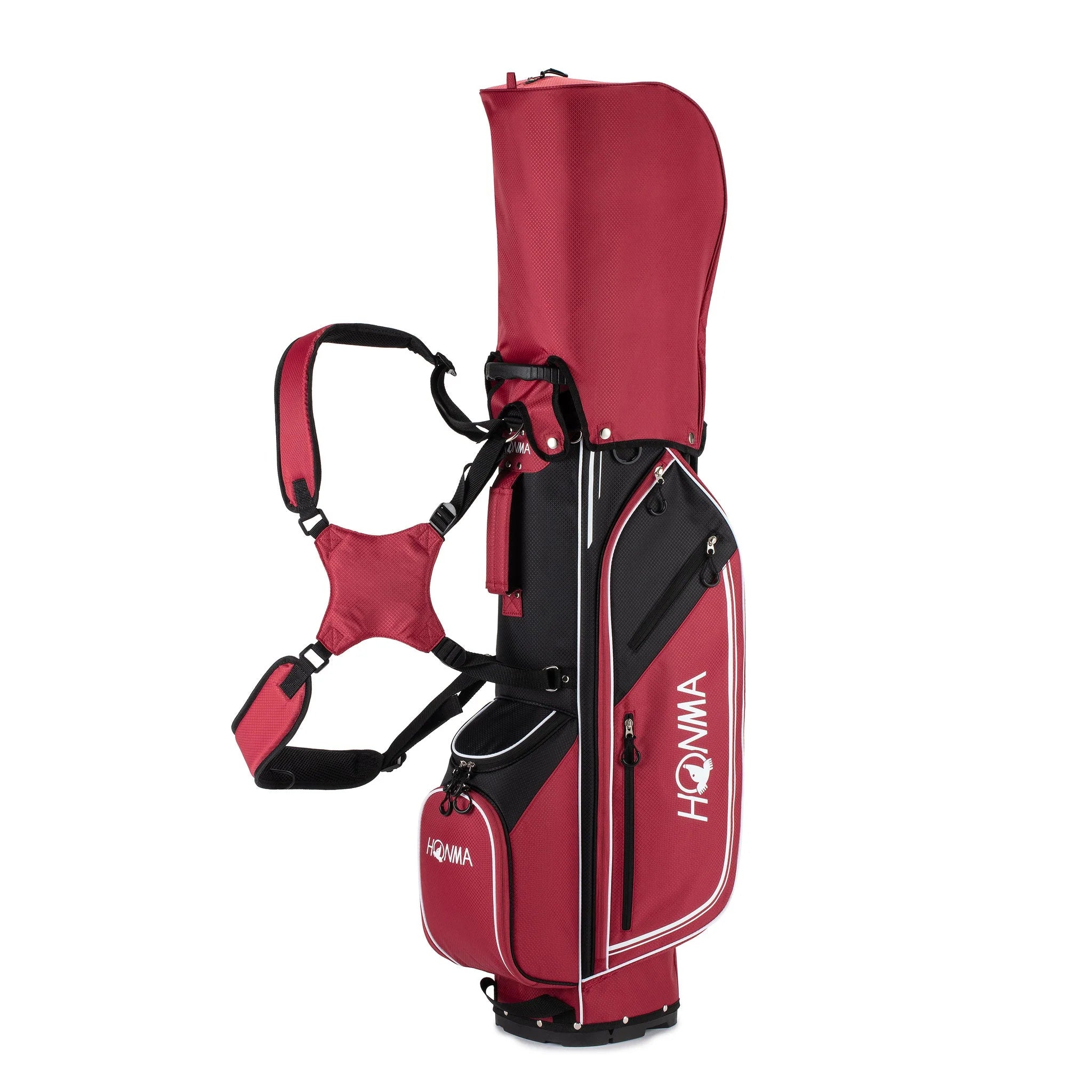 HONMA CB2121 3302 STAND BAG RED/BLACK