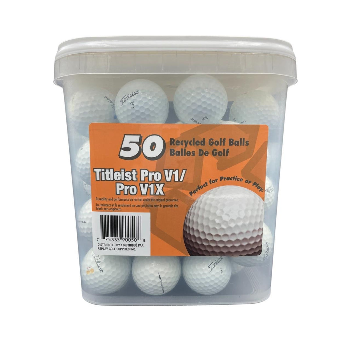 Replay Pro V1/Pro V1x Mix Tub Of 100 Golf Ball