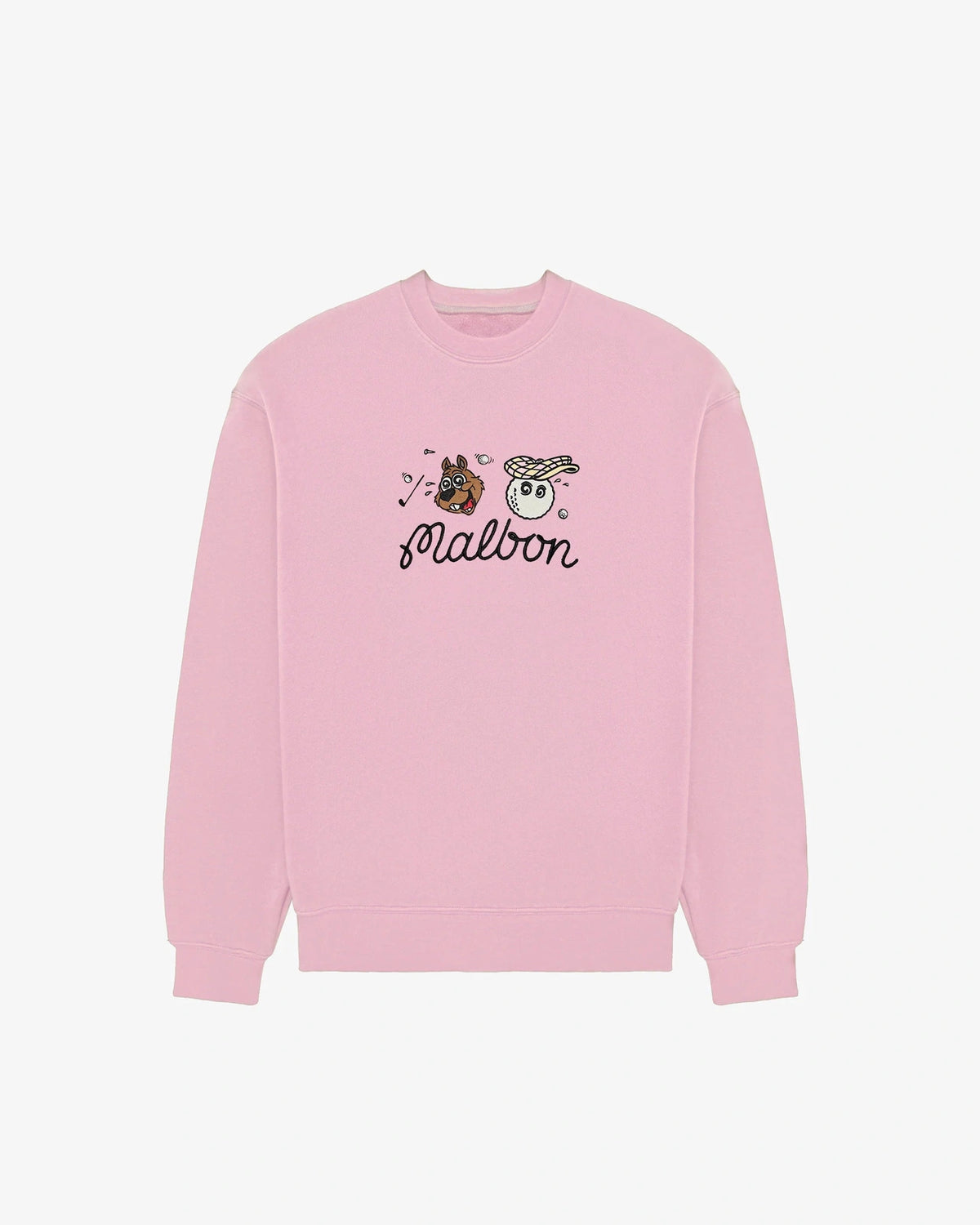 Malbon Golf Men Two Man Scramble Crew Fleece