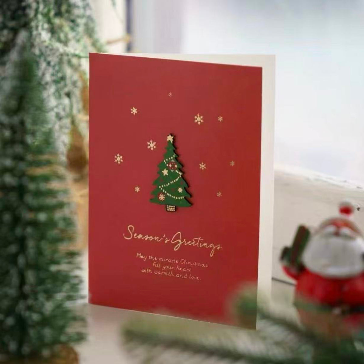 Christmas Greeting Card with Envelope