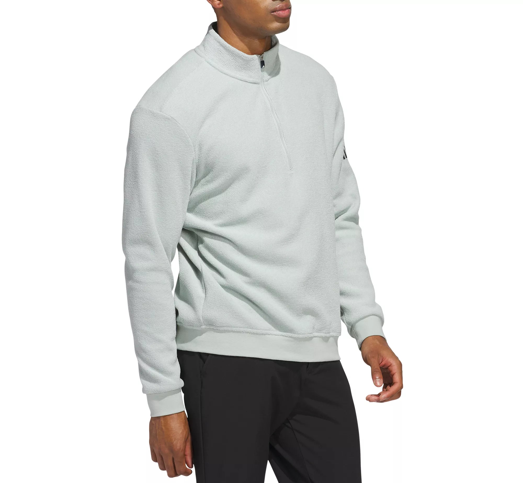 Adidas Men Ultimate365 Terry Cloth Quarter-Zip Pullover