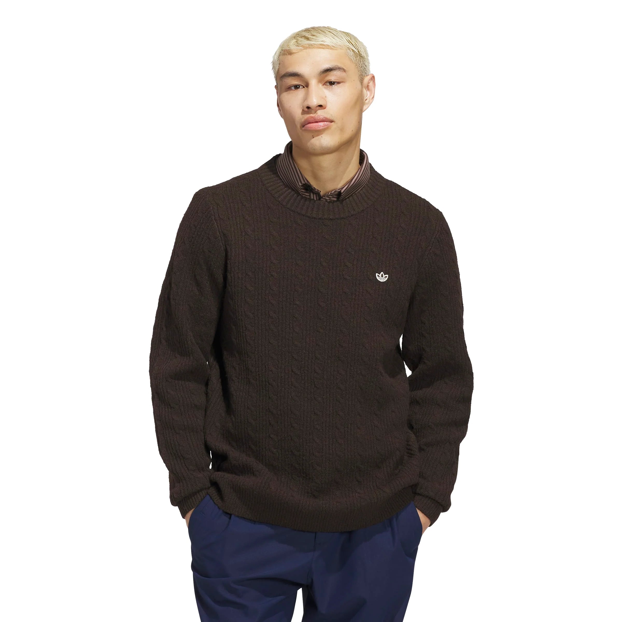 Adidas Originals Men Cableknit Sweatshirt