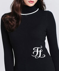 FAIRLIAR FW21 WOMEN LOGO TURTLENECK KNIT