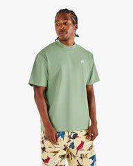 Malbon Golf Men Mare Mockneck Tee