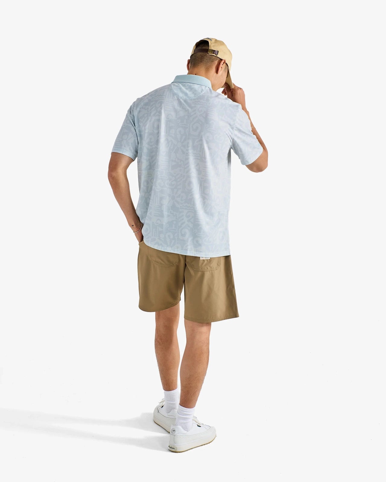 Malbon Golf Men Mezzo Performance Pique Printed Polo