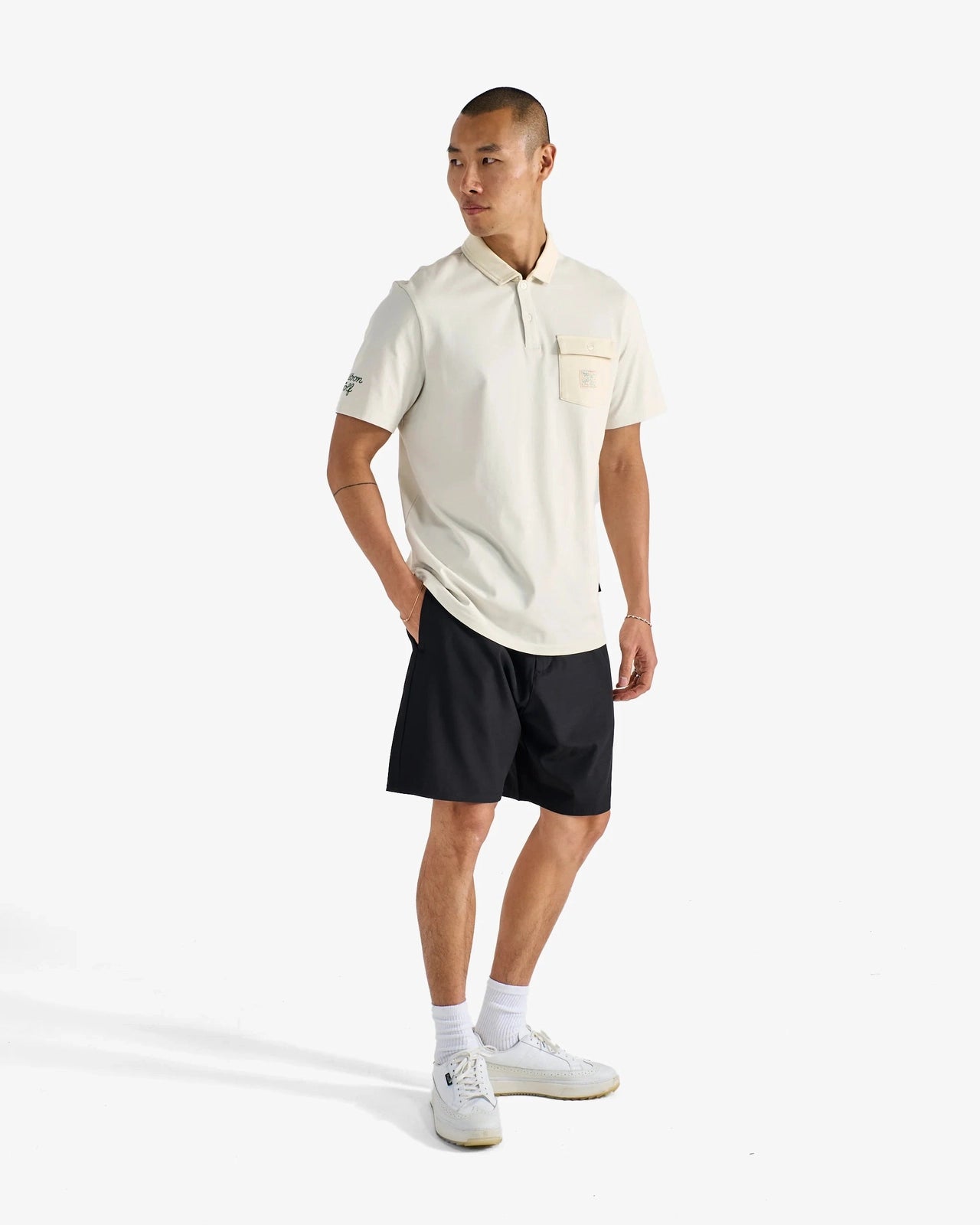 Malbon Golf Men Jovis Solid Polo