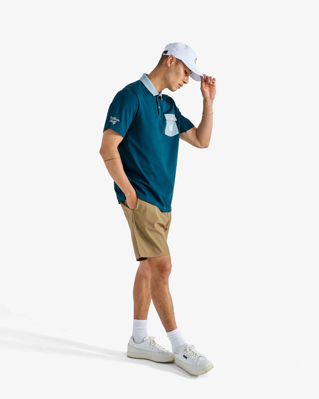 Malbon Golf Men Jovis Solid Polo