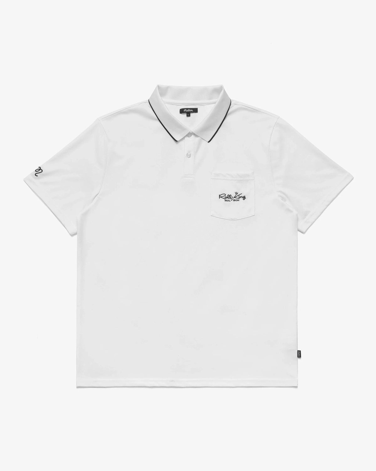 Malbon Golf Roll King Performance Pique Polo