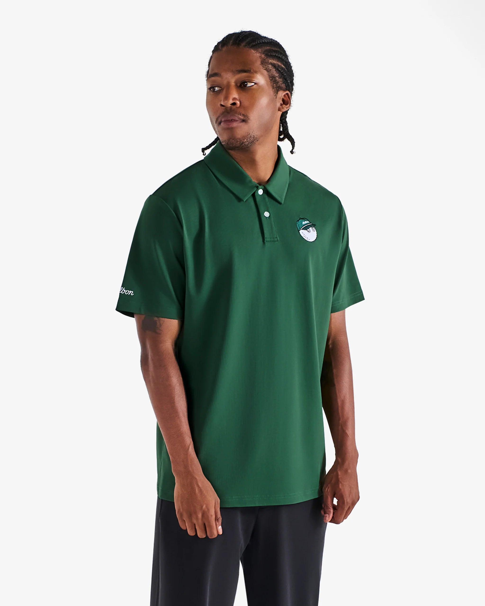Malbon Golf Men Fairway Baldwin Polo