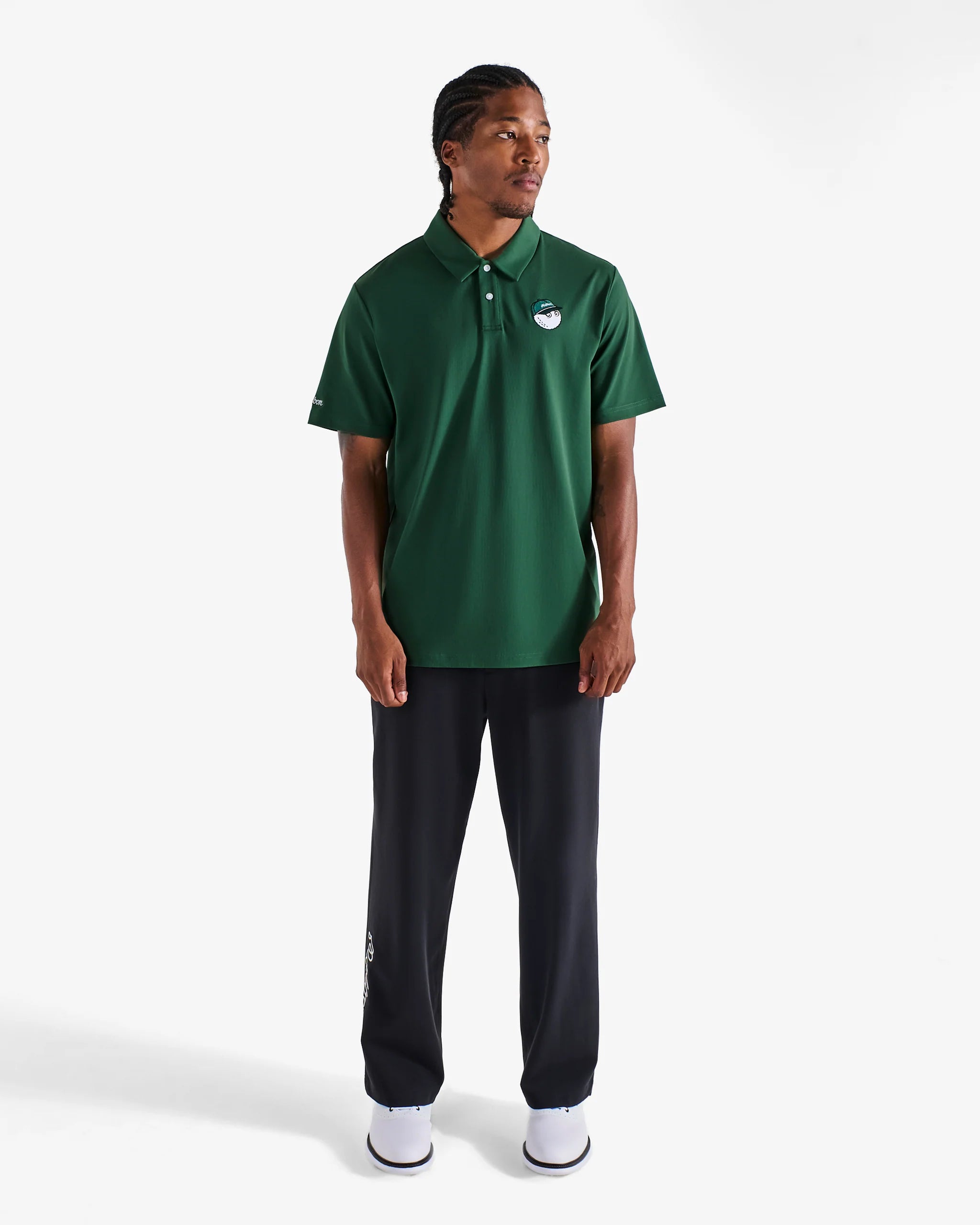 Malbon Golf Men Fairway Baldwin Polo