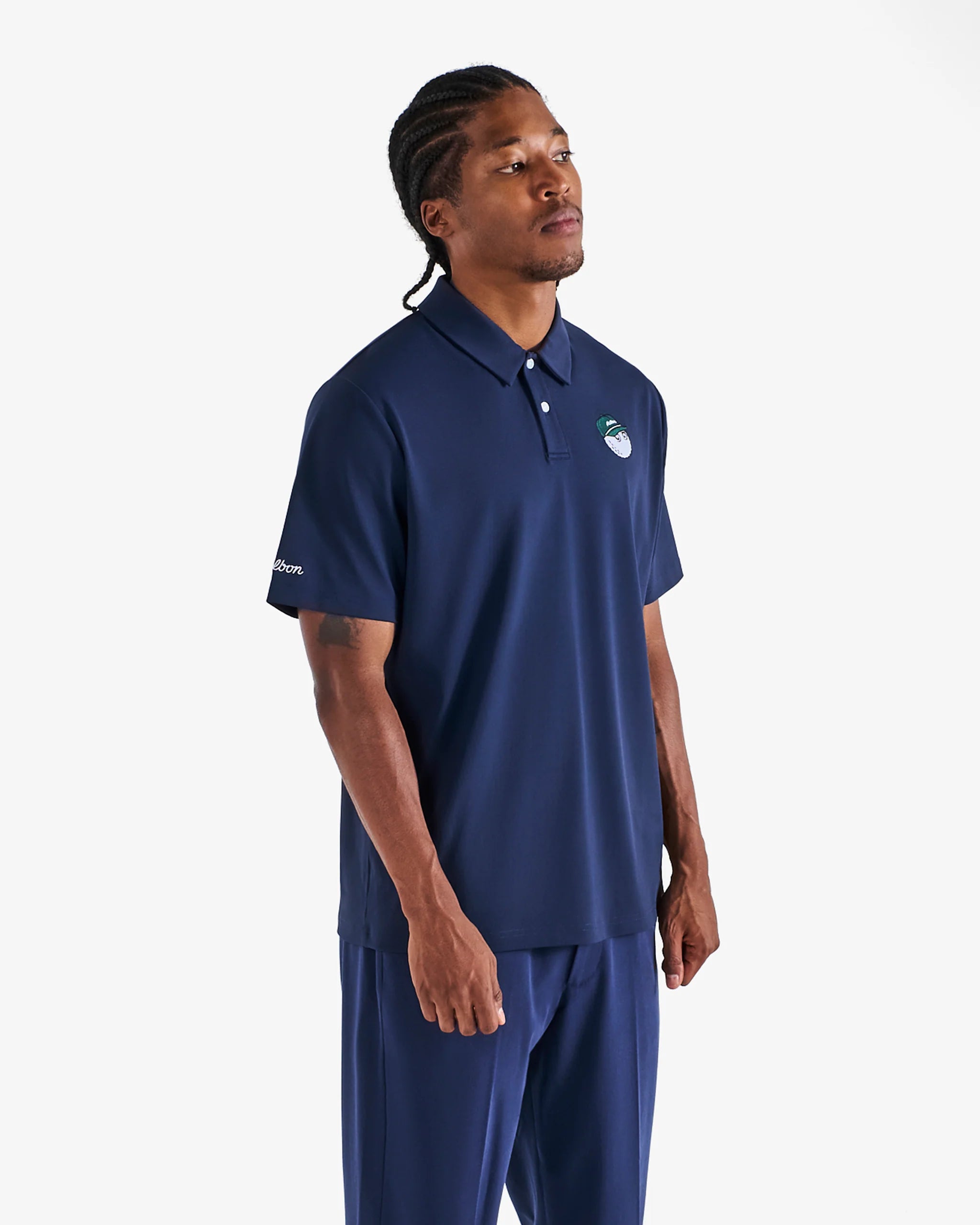 Malbon Golf Men Fairway Baldwin Polo