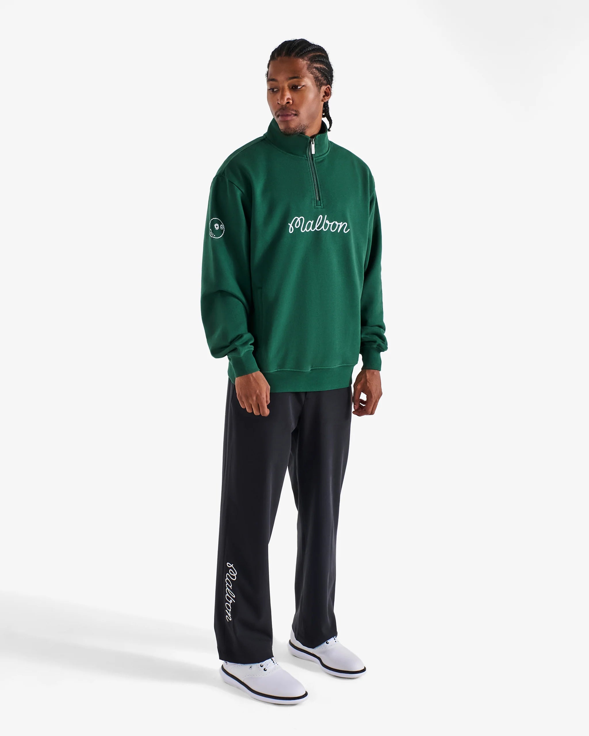 Malbon Golf Men Collegiate Sweatshirt