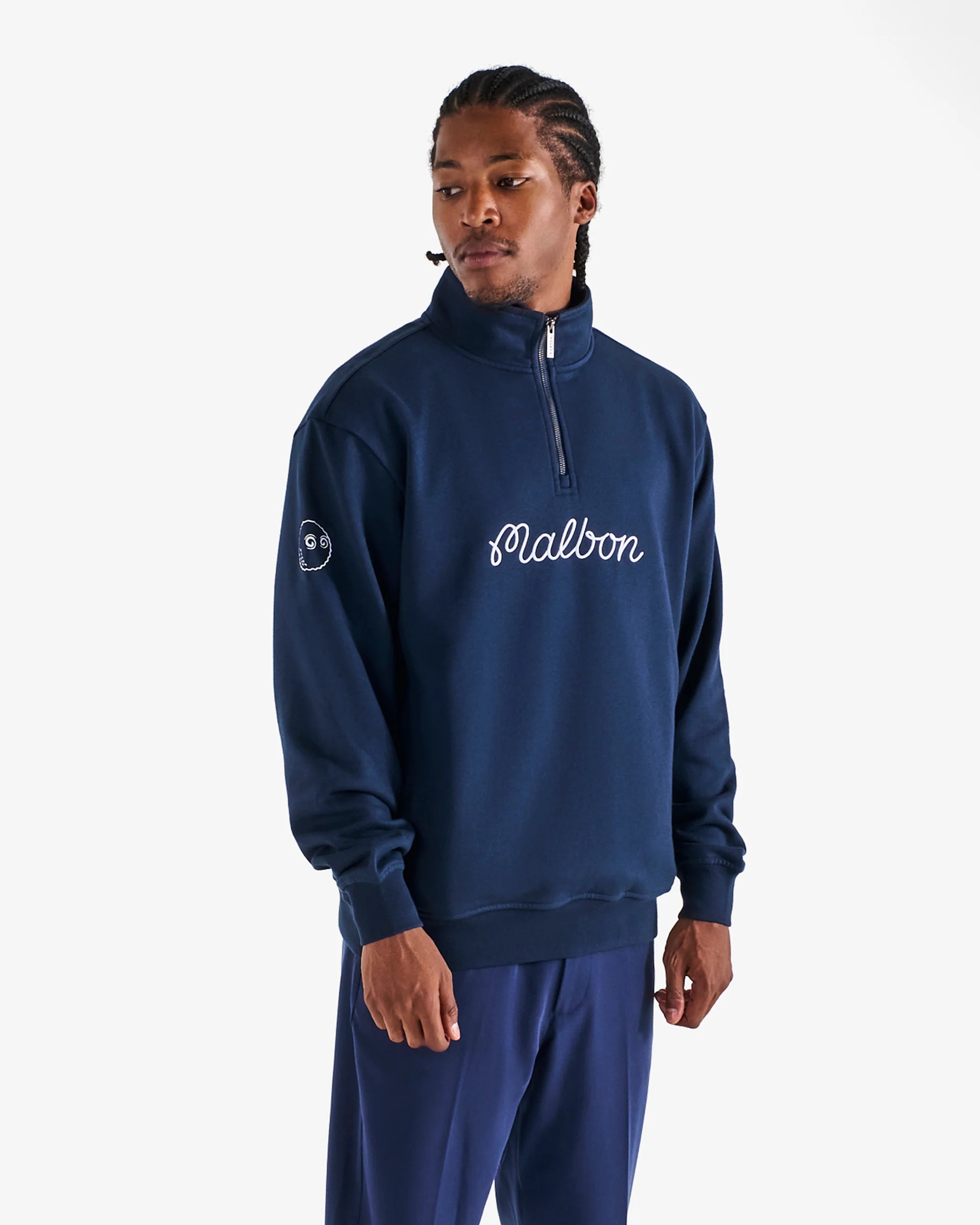 Malbon Golf Men Collegiate Sweatshirt