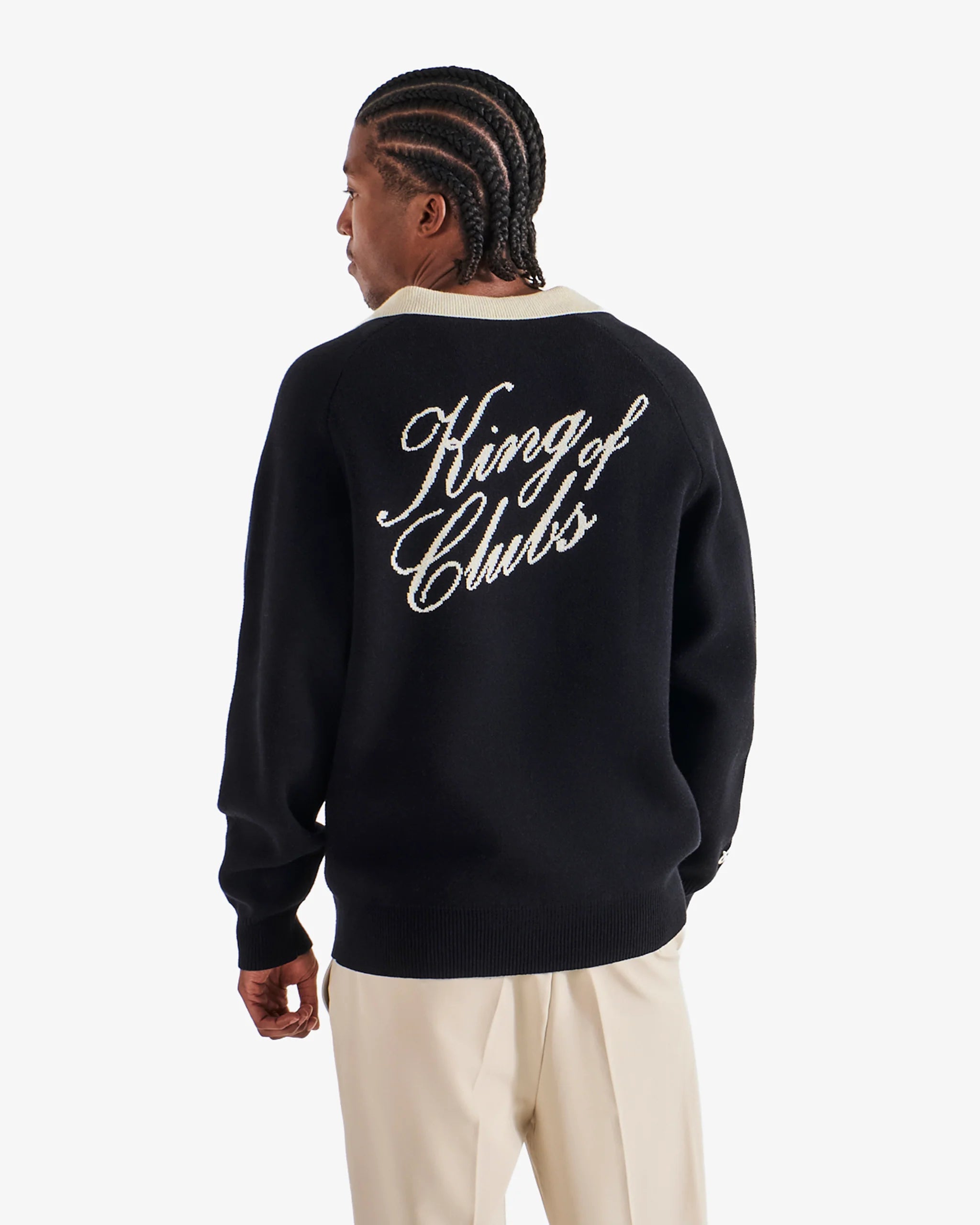 Malbon Golf Men King Of Clubs Sweater